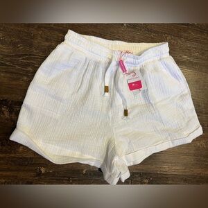 Women's White Casual Shorts